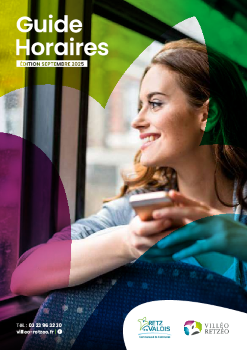 guide horaire VILLEO RETZEO septembre 2025